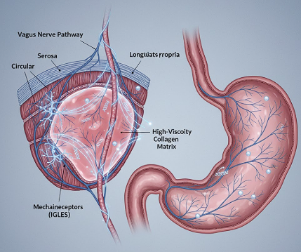 Gelatin matrix and gastric signaling